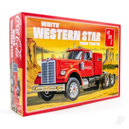 AMT White Western Star Semi Tractor (Coca Cola)