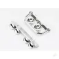 Traxxas Light bar, Front bumper (chrome) (1pc), roof light bar (chrome) (1pc)