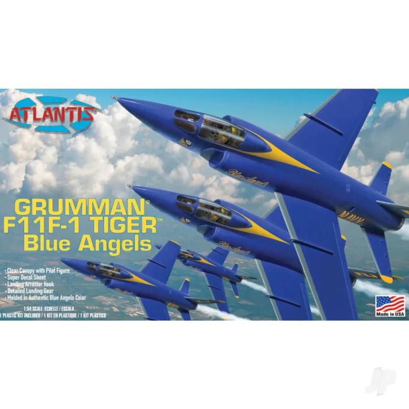 Atlantis Models 1:55 US NAVY Blue Angels F-11F-1 Grumman Tiger