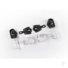 Traxxas LED lenses, body, front & rear (complete set) (fits 9711 body)