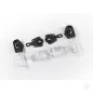 Traxxas LED lenses, body, front & rear (complete set) (fits 9711 body)