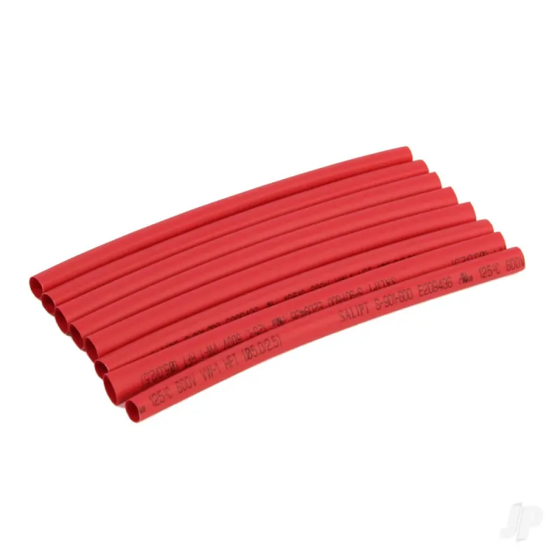 Radient Heat Shrink Tubing, 4.7mm x 100mm, 3/16x4in (8 pcs)