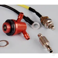 JP Remote Glow Lead with Fuel Valve & Mount Set