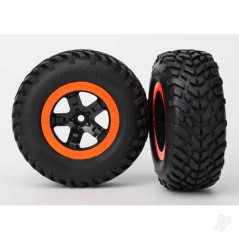 Traxxas Tyres and Wheels, Assembled Glued SCT Off-Road Racing Tyre (2 pcs)