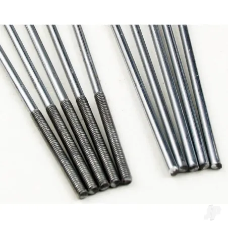 JP 8.0in M2 Threaded Control Rod (Pushrod) (10 pcs)