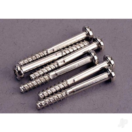 Traxxas Screws, 3x24mm roundhead self-tapping ( with shoulder) (6 pcs)