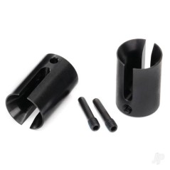 Traxxas Drive cup, machined Steel (2 pcs) / 4x17mm screw pins (2 pcs)
