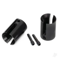 Traxxas Drive cup, machined Steel (2 pcs) / 4x17mm screw pins (2 pcs)