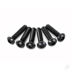 Traxxas Screws, 3x14mm button-head machine (hex drive) (6 pcs)