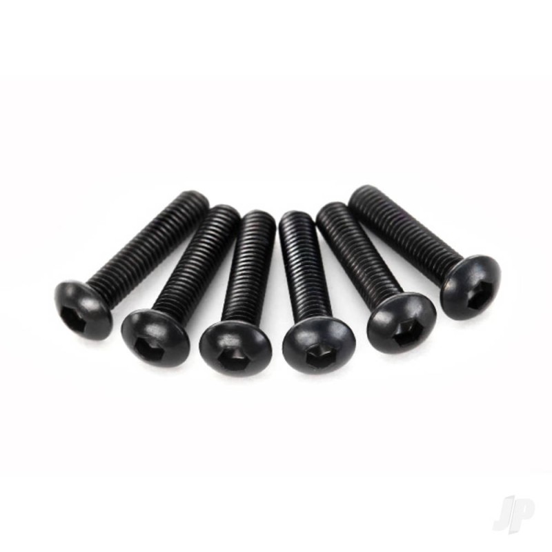 Traxxas Screws, 3x14mm button-head machine (hex drive) (6 pcs)