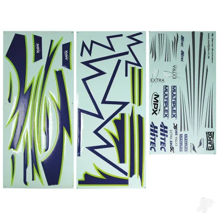 Multiplex Decal Sheet Extra 330SC blue