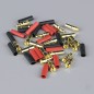 Radient 3.5mm Gold Connector Pairs including Heat Shrink (10 pcs)