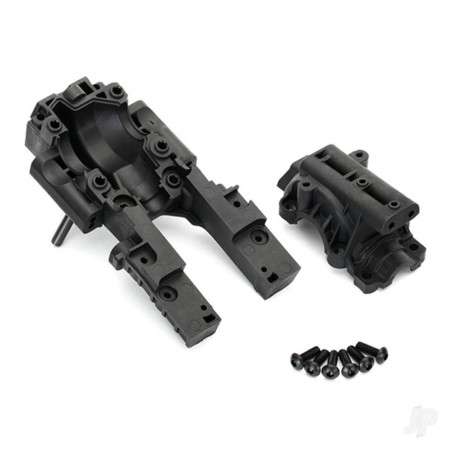 Traxxas Bulkhead, Front (upper and lower) / 4x12mm BCS (6 pcs) (requires 8622 Chassis)