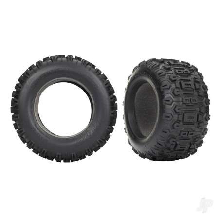 Traxxas Tyres, Sledgehammer (2) / foam inserts (2)
