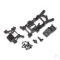 Traxxas Body mounts, Front & Rear / 3x12mm CS (4 pcs) / 3x12mm shoulder screw (2 pcs) / 3x10mm flat-head machine screw (8 pcs) /