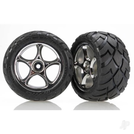 Traxxas Tyres and Wheels, Assembled Tracer 2.2in (2 pcs)