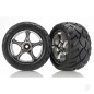 Traxxas Tyres and Wheels, Assembled Tracer 2.2in (2 pcs)