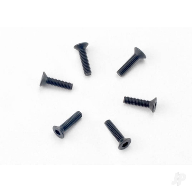 Traxxas Screws, 2.5x10mm countersunk machine (hex drive) (6 pcs)