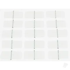 Dubro Small Nylon Hinges (15 pcs per package)
