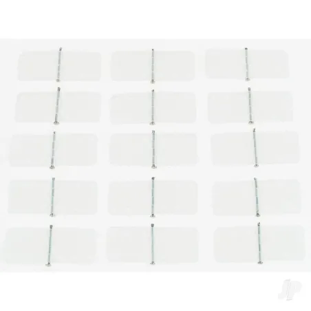 Dubro Small Nylon Hinges (15 pcs per package)