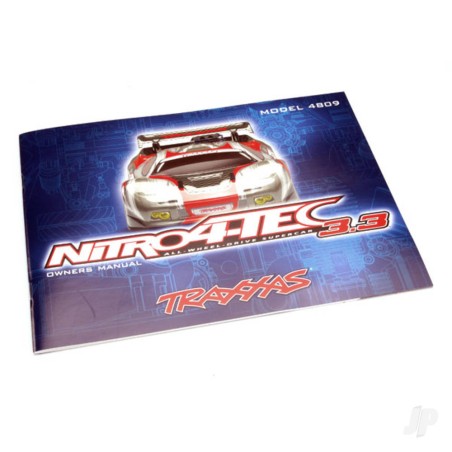 Traxxas Owner's manual, Nitro 4-Tec ( with TRX 3.3 Racing Engine)