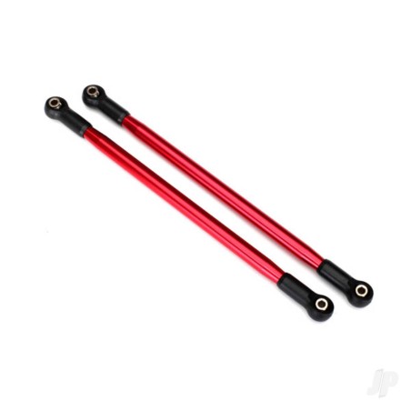 Traxxas Suspension link, Rear (upper) (Aluminium, Red-anodised) (10x206mm, Center to Center) (2 pcs) (assembled with hollow ball