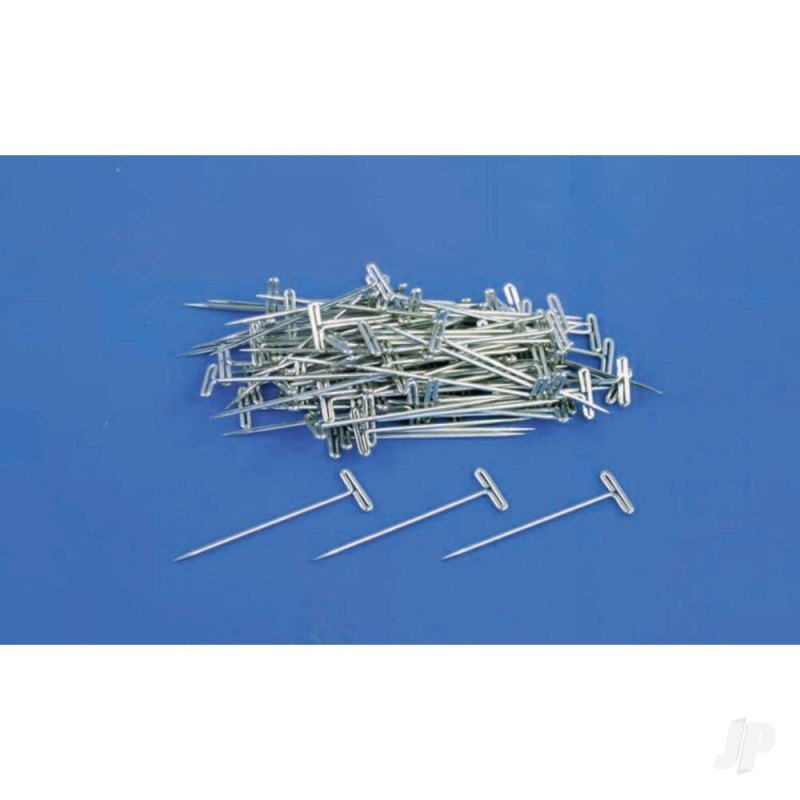 Dubro Nickel Plated T-Pins 1-1/4in (100 pcs per package)