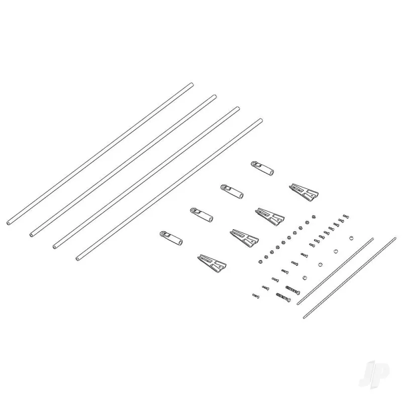 Multiplex Wing Struts Funcub XL 224443
