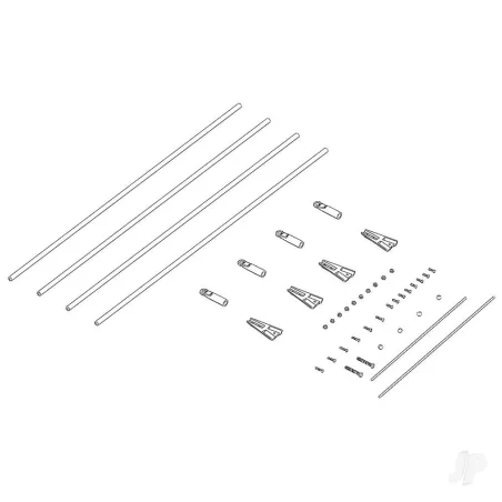 Multiplex Wing Struts Funcub XL 224443
