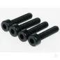 Dubro 3.5mm x 15 Socket-Head Cap Screws (4 pcs per package)