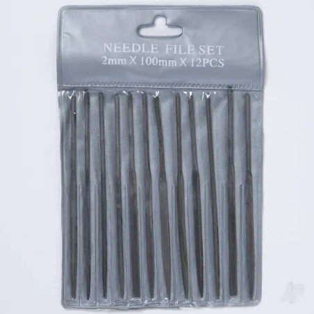 Excel 4in (10.1cm) Assorted Mini Files, Cut 2 (12 pcs) (Pouch)