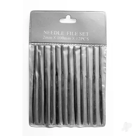 Excel 4in (10.1cm) Assorted Mini Files, Cut 2 (12 pcs) (Pouch)