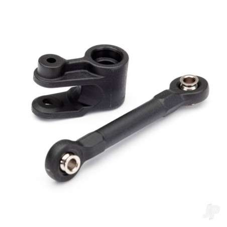 Traxxas Servo horn, steering / linkage, steering (46mm, assembled with pivot balls)