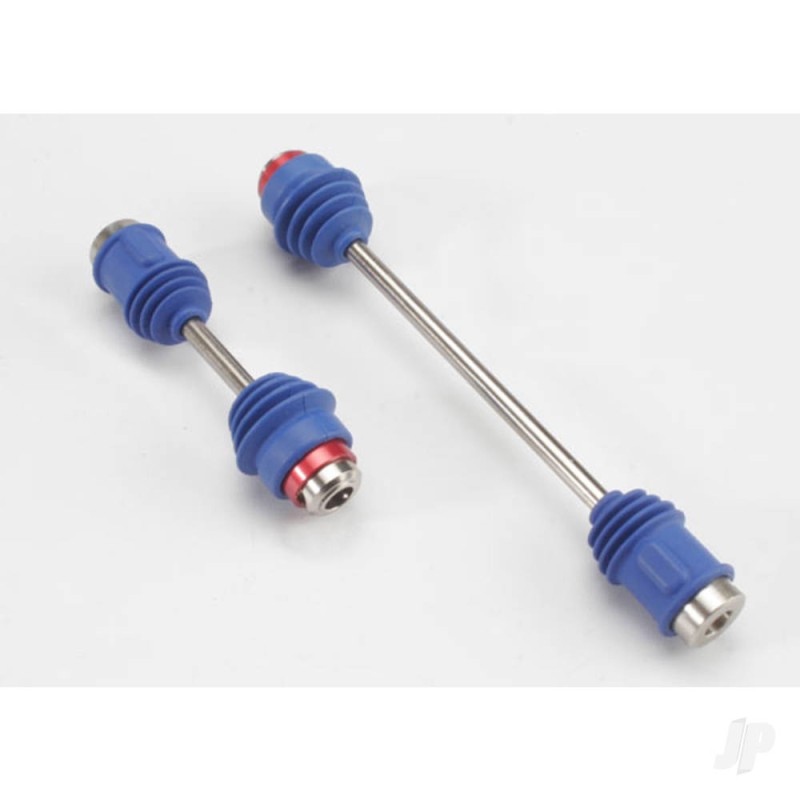 Traxxas Driveshafts, Center E-Maxx (Steel constant-velocity) Front (1pc) / Rear (1pc) (assembled with inner and outer dust boots