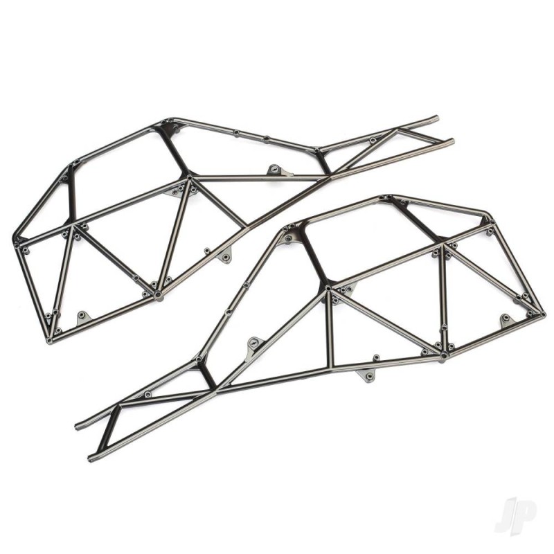 Traxxas Tube Chassis, side section (left & right) (satin black chrome-plated)