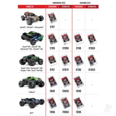 Traxxas Hardware kit, stainless steel, Sledge (contains all hardware used on Sledge)
