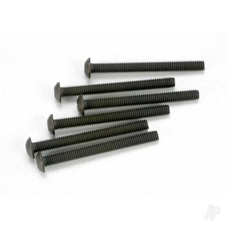 Traxxas Screws, 3x30mm button-head machine (hex drive) (6 pcs)