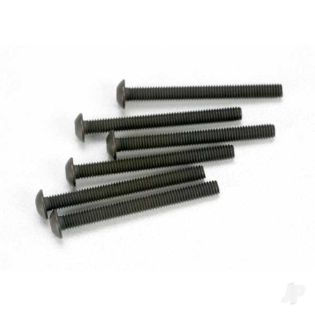 Traxxas Screws, 3x30mm button-head machine (hex drive) (6 pcs)