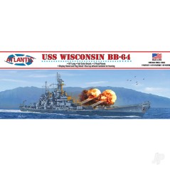 Atlantis Models 1:600 USS Wisconsin BB-64 Battleship 16 Inch