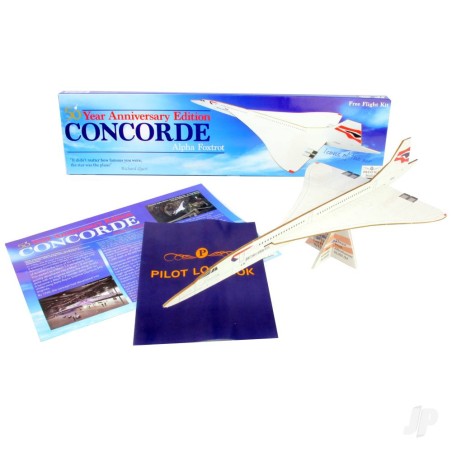 Prestige Models Concorde Alpha Foxtrot 50th Anniversary Edition Free-flight Kit