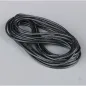 Radient Silicone Wire, 12AWG, 680 Strand, 25ft / 7.5m Black (on a roll)