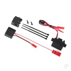 Traxxas LED lights, power supply (regulated, 3V, 0.5-amp)/ power tap connector (with cable)/ 2.6x8 BCS (2)
