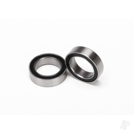 Traxxas Ball bearings, black rubber sealed (10x15x4mm) (2 pcs)