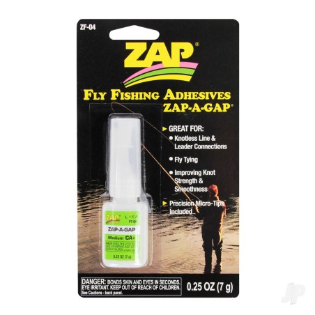 Zap Fly Fishing Adhesives Zap-A-Gap Medium (0.25oz, 7g)