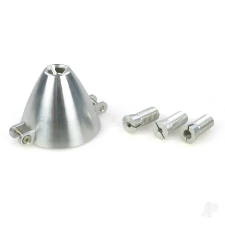 JP 45mm Aluminium CNC Cooling Spinner and Hub (Electric)
