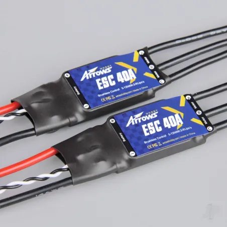 Arrows Hobby 40A Dual Output ESC (for Mig-29, F15)