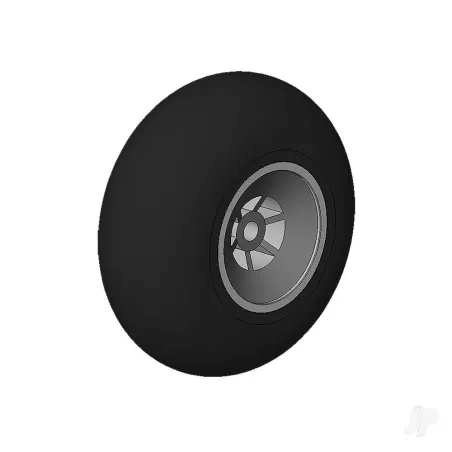 Multiplex Rubber wheel Â¿ 45mm, 3,1mm