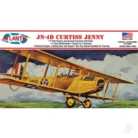 Atlantis Models 1:48 Curtiss Jenny JN-4 Airplane