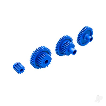 Traxxas Gear set, transmission, speed (9.7:1 reduction ratio)/ pinion gear, 11-tooth