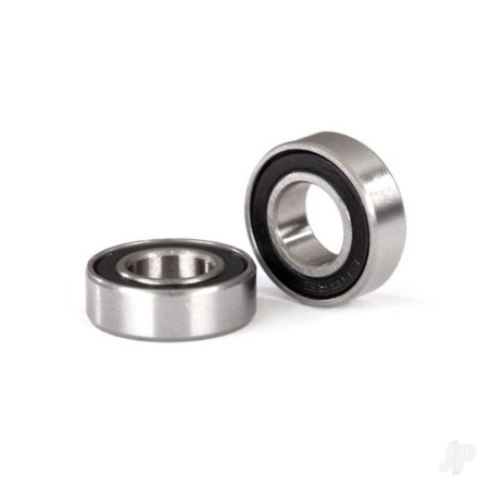 Traxxas Ball bearings, black rubber sealed (8x16x5mm) (2 pcs)